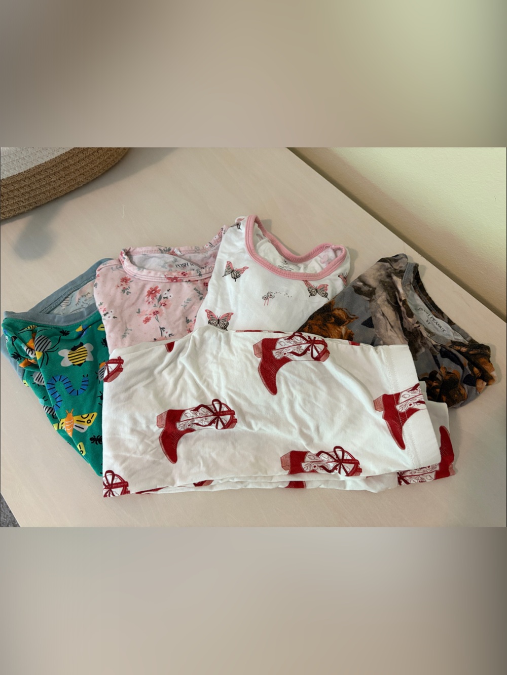 Girls Bamboo Bundle 3/4T Kyte Little Sleepies Posh Peanut GUC Set of 5